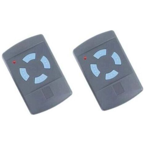 2PACK Télécommande de Garage Sdre HSM4 868 MHz avec 4 Boutons Couleur Bleue Remplacer Les émetteurs Hormann 868 MHz HS4 HSM2 HSP4 868 HS1 868 Tubauto HSM4 868 Tubauto HS4 868Fréquence (1/4)