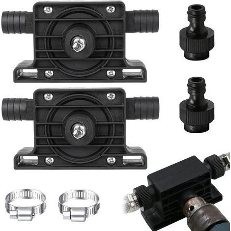 2 Pièces Pompe a Eau Electrique, Mini Pompe a Eau, Pompe a Essence Electrique, Pompes à Eau et Accessoires, Pompe a Fioul pour Pomper Rapidement de L'huile, Pomper de L'eau, Pomper du Liquide (1/5)