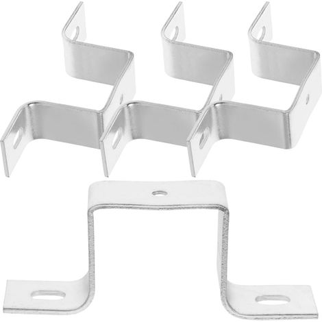 NUOBESTY 4 supports de Riel en forme U d'acier inoxydable pour (1/5)