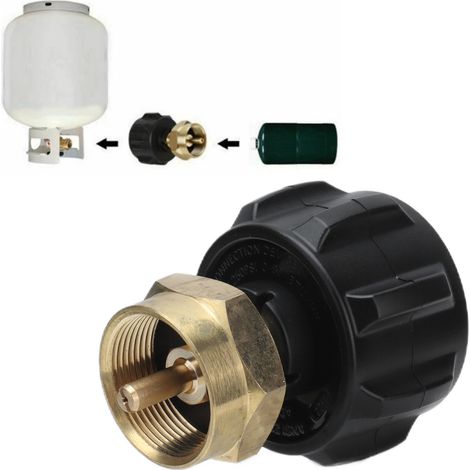 Adaptateur de Recharge pour Réservoir de Gaz Propane - Raccord Régulateur Valve Accessoire QCC1 POL