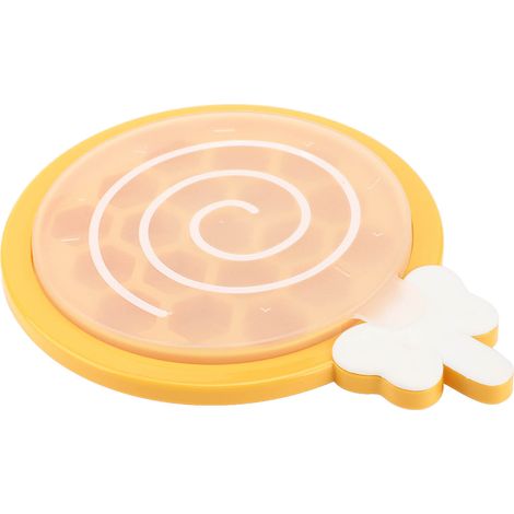 Moule à glaçons hexagonal, compartimenté individuellement, en polypropylène de qualité alimentaire, design alvéolé, bac à glaçons à faire soi-même avec couvercle, convient aux réfrigérateurs de cuisin (1/5)