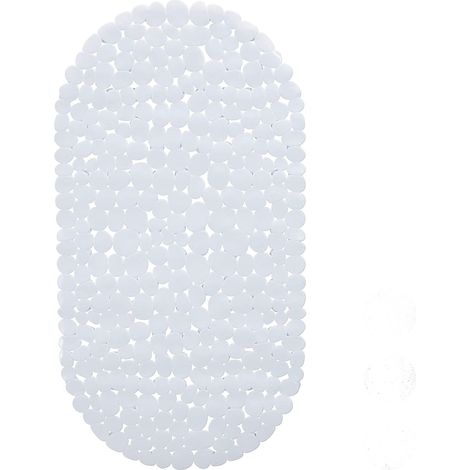 Tapis de bain aspect pierre, long tapis antidérapant à ventouses, ensemble de tapis de bain 1 pièce (1/5)