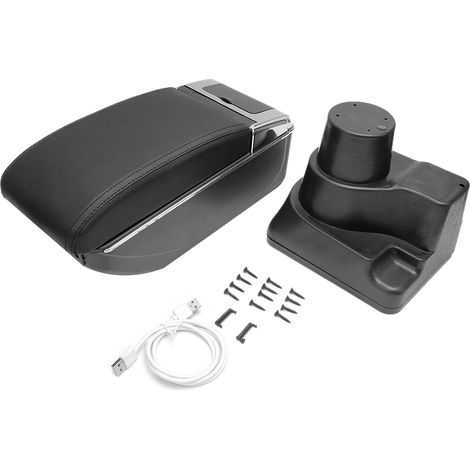 Porte-gobelet noir avec accoudoir pour Kia Rio 4 Rio X Line 2017, accessoire intérieur voiture (1/5)