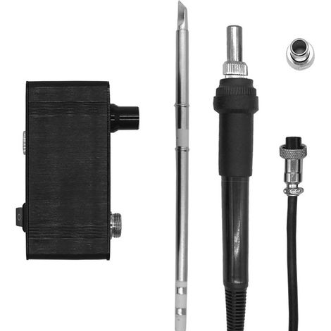 [JAMAIS UTILISÉ]Kit de station de soudage QUICKO Mini T12-942 avec écran OLED, outils électriques, fer à souder, pointes de soudage, régulateur de température, pointes K et poignée. (1/3)