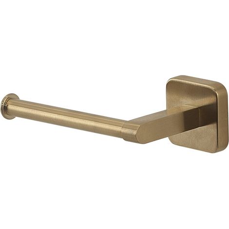 Portarotolo a muro in acciaio inox oro opaco Tonga di Gedy (1/2)