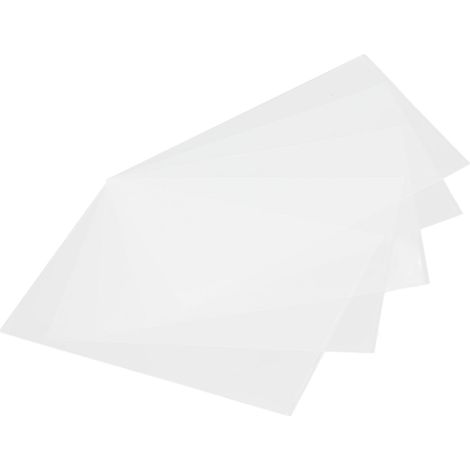 Packung mit 5 glänzenden und hitzebeständigen FEP-Schutzfolien, 95% Lichtdurchlässigkeit, kompatibel mit ELEGOO Mars und Photon (0,15 x 140 x 200 mm). (1/5)