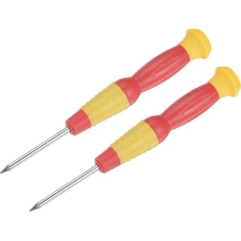 Précision Torx Tournevis, T2 Étoile Tête pour Montre Lunettes Électroniques Réparation, 2 Pcs (1/5)