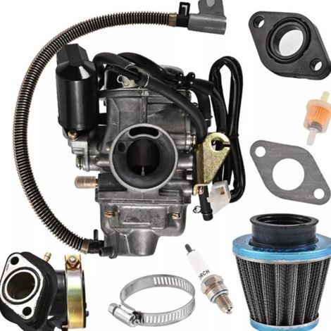 S-GIANT Gy6 125CC carburateur combo Kit pd24 gy6150 carburateur tuyau d'admission bougie de filtre à air