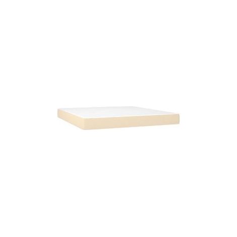 Matelas de lit à ressorts ensachés Crème 160x200x20 Tissu (1/5)