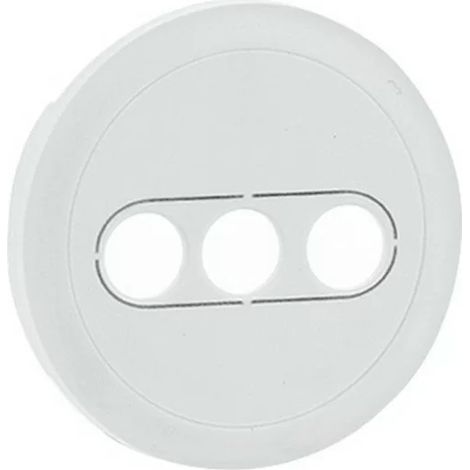 Legrand 068213 - C…LIANE hubcap - TRIPLE AUDIO/VIDEO socket - WHITE