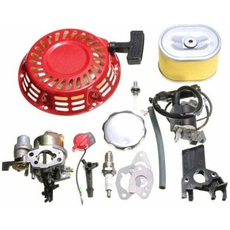 Engine Kit for Honda GX160 GX200 5.5HP - Carburetor, Recoil, Ignition Coil, Spark Plug, Air Filter
