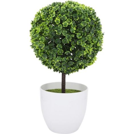Plante artificielle en pot - - Bonsaï - Vert - Non toxique - Durable (1/3)