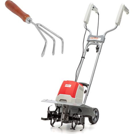 IKRA motozappa motocoltivatore elettrica IEM 1200, larghezza 40cm, profondità di lavoro fino a 20cm, incl. coltivatore manuale (1/4)