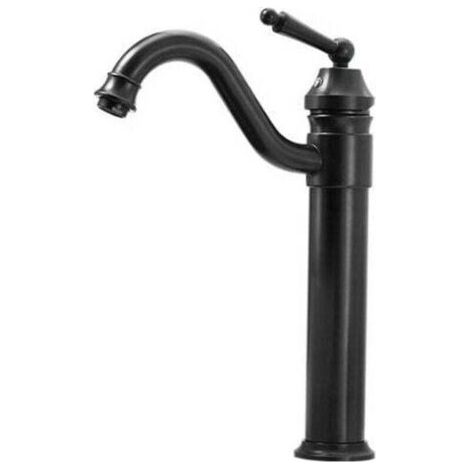 Ortviai washbasin tap in high-matt black without drain fitting (1/4)