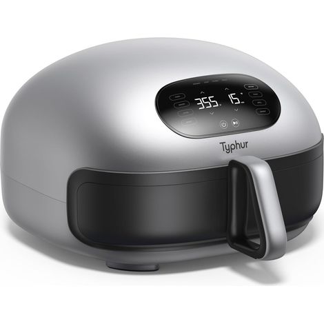 Dome 2 Air Fryer 15-in-1, 5,3L Friteuse Sans Huile, Vitesse Cuisson Flux d'air Innovant, Friteuse à Air Numérique Intelligente Autonettoyante, Panier Friteuse Électrique LED Écran Tactile (1/5)