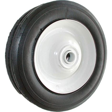 Roue en acier à moyeu centré universelle - diamètre extérieur 178mm - largeur 38mm - longueur moyeu 50,8mm - alésage 12,7mm