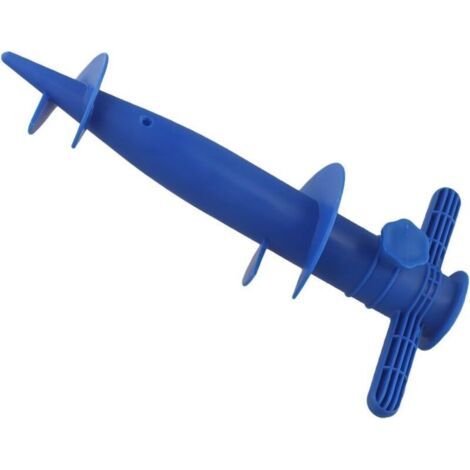 1 base de parasol réglable pour plage, terrasse, sable, sable, support de parasol de plage, support de parasol d'extérieur pour plage (bleu) (1/3)