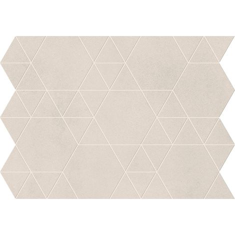 Mosaïque effet Béton Gris Luce Hexatri 50,5x37,4x0,9 cm Mat Montera - Mur intérieur (vendu par carton de 0,76 m²) - RO'MA CARRELAGE
