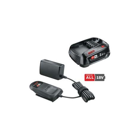 Set Batteria Bosch 18 V 2,5AH + Caricabatteria 18 V 20 (starter)