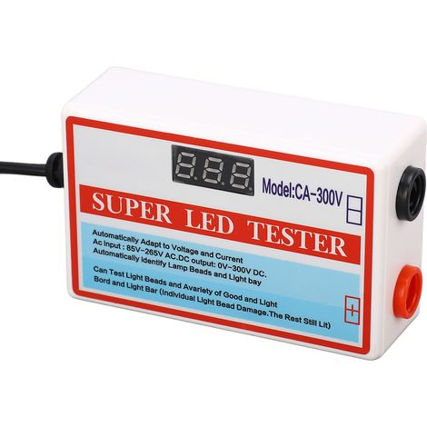 Testeur de LED, testeur de rétroéclairage TV, outil de réparation multifonction pour bandes et perles, détecteur de lumière, prise UE 85-265 V (1/5)