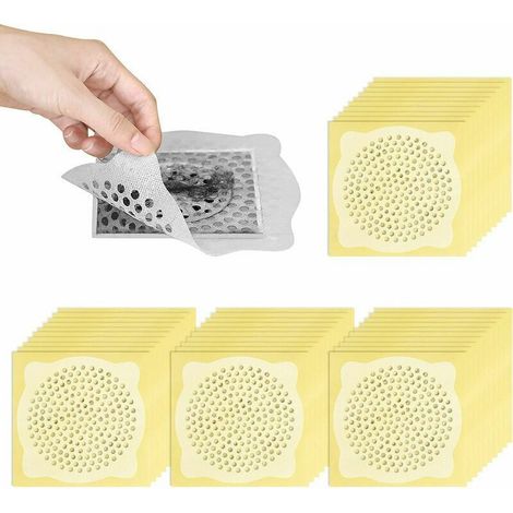 50 Stück Silikon Spülbecken Sieb, Abfluss Schutz Filter für Abflusslöcher, Haar Fänger Dusche Schutz (1/4)