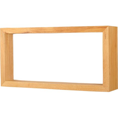 Applique Murale Led 35 W 3000 K En Métal Et Bois Finition Chêne - Design Moderne Et Élégant Pour L'Éclairage Intérieur 60,5 Cm (1/3)