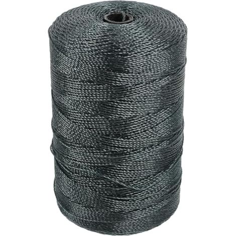 1 rouleau de filet de pêche - Corde de réparation - Corde de jute - Kit de réparation - Filet de pêche - Fil en nylon vert foncé - Ficelle de réparation de filet de pêche (1/5)