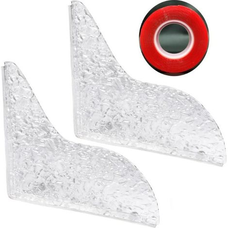 Lot de 2 protections anti-éclaboussures en acrylique durable avec de rechange pour baignoire (1/5)