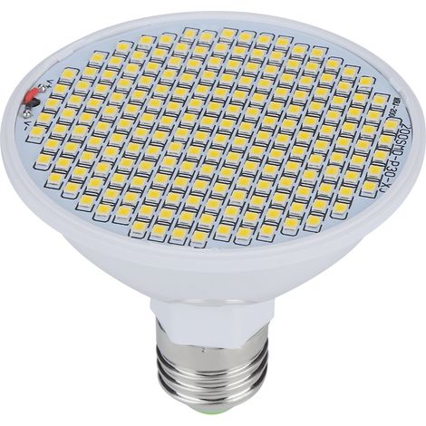 Lampe de croissance pour plantes E27 8W 200 LED, idéale pour les jardins, les serres et les semis (85V-265V). (1/5)