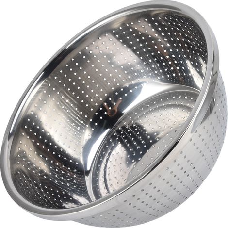 Passoire multifonction en inox 30cm, panier à légumes, égouttoir à riz, filtre de cuisine, lavage fruits et légumes, outil de cuisine, boîte en kraft incluse (1/5)