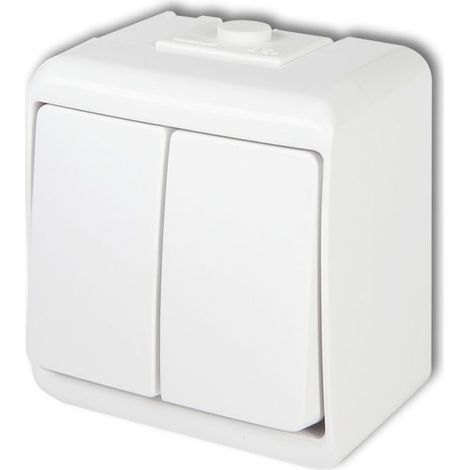 Interrupteur à bougie Junior Blanc IP54 WHE-2 (1/2)