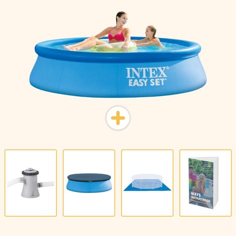 Intex Piscine Easy Set Ronde - 244x61 cm - 5-pièces  SCB101 (1/5)
