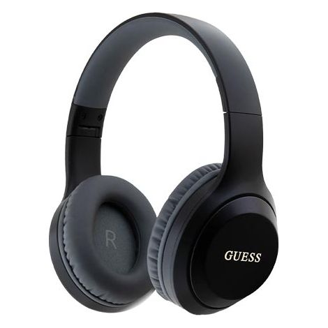 GUESS Wireless Bluetooth Headset Classic Logo Black, GUBHV21SFGSK, Universal
