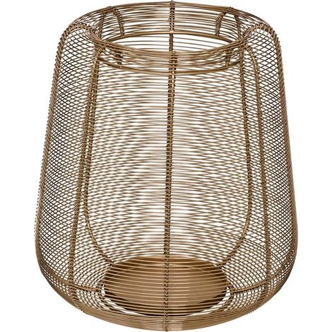 Lanterne Design en Métal "Soli" 24cm Doré