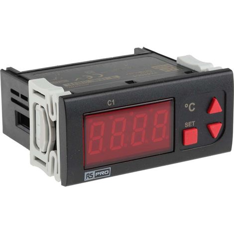 Contrôleur de température Marche/Arrêt, 230 V c.a., 1 sortie Relais1 entrée thermocouple, 77 x 35mm ( Prix pour 1 )