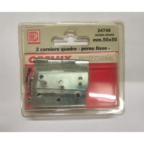 ORECA - CERNIERA QUADRA 50X50MM 2PZ