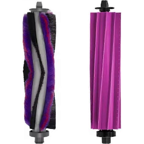 Lot de 2 brosses de rechange pour aspirateur Eureka E10S / E20 Plus (brosse principale, brosse rotative) (1/5)