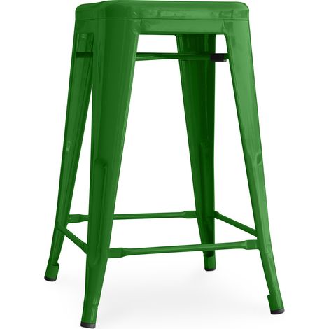 Barhocker - Industriedesign - 60cm - Neuauflage - Stylix Grün