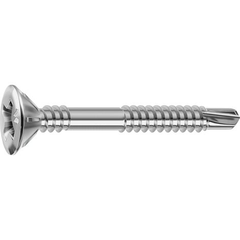 Vis autoperceuse drillex spéciale menuiserie pvc - Longueur (mm) : 38 - MUSTAD Vendu par : 500 (1/5)