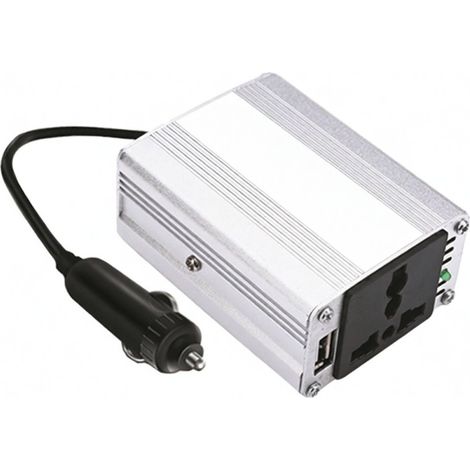 Convertisseur de puissance portable pour voiture, transformateur DC12V vers AC220V, 300W, adaptateur USB, convertisseur de puissance pour voiture (1/5)