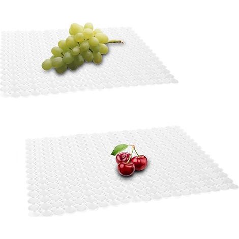 Set di 2 tappetini protettivi trasparenti in PVC per lavello da cucina, 40x30 cm. (1/5)