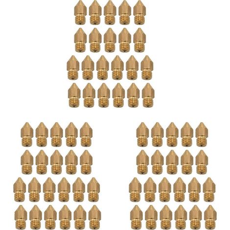 66 buses pour imprimante 3D, extrudeuse Mk8, diamètres : 0,2 mm, 0,3 mm, 0,4 mm, 0,5 mm, 0,6 mm, 0,8 mm, 1,0 mm, tête d'impression d'extrudeuse()