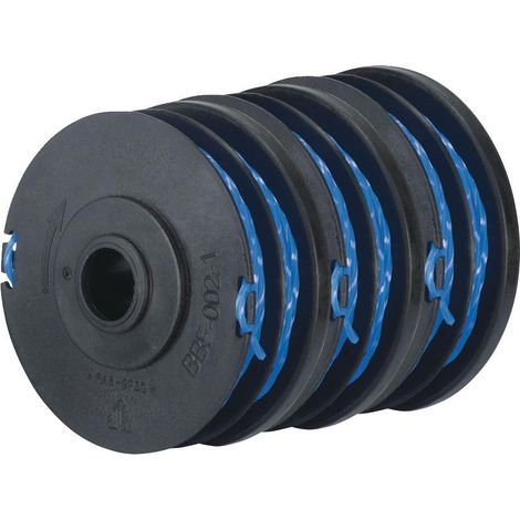 Set di 3 bobine RYOBI per decespugliatori Rac123 (1/3)