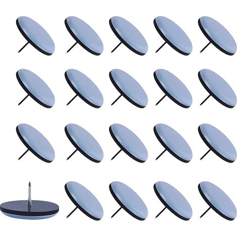 20 Nagel-Stuhlfüße – Nagel-Möbelgleiter, Stuhlbeingleiter – Möbelfüße, geräuschlose Gleiter (1/5)