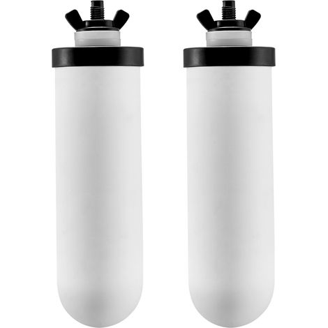 VEVOR Filtres a eau de rechange,elements de purification,filtres de rechange en ceramique,filtre a eau facile a remplacer,systeme de filtration deeau par gravite,compatible avec la plupart des marques (1/5)