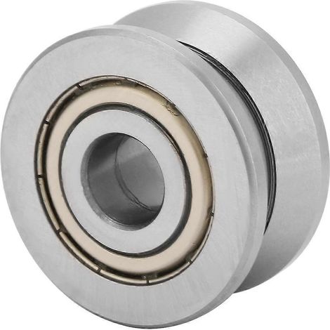 124120mm V-Nut-Laufrollenführung mit abgedichtetem Kugellager LV201ZZ