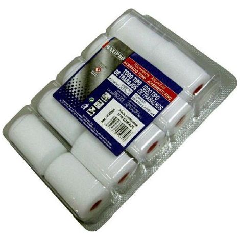 RODILLO PINT R/MINI 10 PZ 05 CM BL P/REC. PORO 0 RULO PLUMA