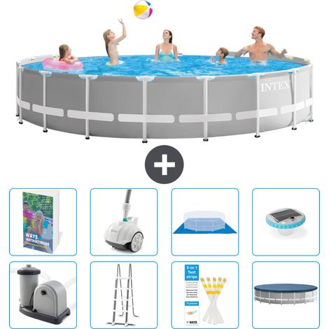 Intex Piscine Prism Frame Ronde - 549x122 cm - 9-pièces  S552