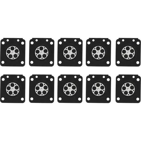 10PCS/Set Joint De Membrane Carburateur Tronçonneuse pour Accessoires pour ZAMA180 (1/5)