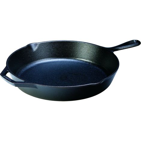Lodge Gusseisenpfanne schwarz 30 cm mit Griff (1/2)